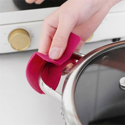 Kitchen Panslap Oven Mitts Finger Protector Pinch Grips Silicone Heat Resistant Non-slip Pans Pans Kitchen Cooking Baking