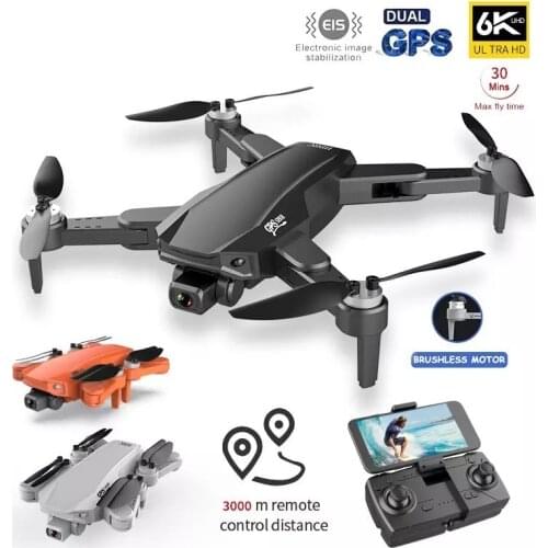 NEW S608Pro GPS Drone 6K Dual HD Professional Aerial Camera WIFI FPV Brushless Motor Foldable Quadcopter RC Helicopter Dron Toy