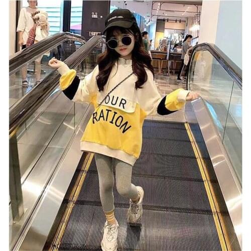 Fashion Girls Clothing Set Teen Girls Tracksuit 2020 Autumn Long Sleeve 2pcs Children Suits Little Girl Sets 8 10 12 13year