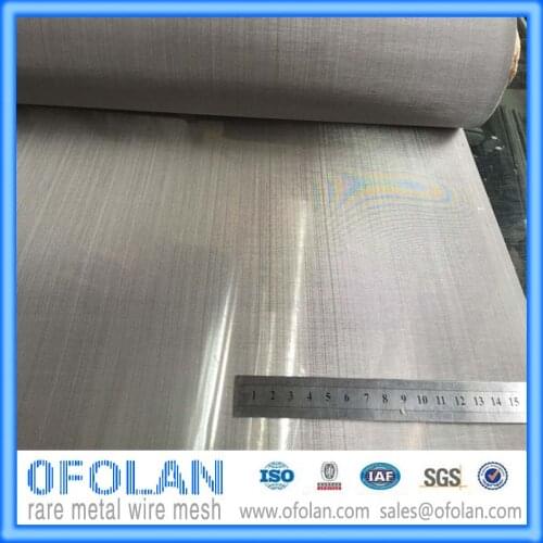 Nickel Wire Mesh For High Temperature Water Treatment 100 Mesh 500x1000mm Stock Supply