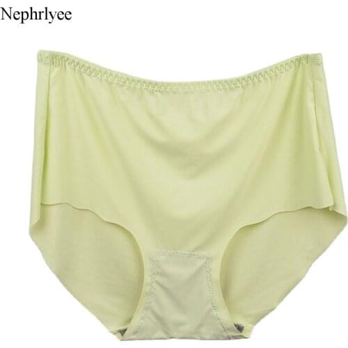 2021 New Women Seamless Panties Ice Silk High Rise Underwear Large Size Briefs Womens Panties Underpants Sexy Lingerie P314