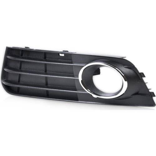 CITALL 8K0807681A01C 8K0807681A 1Pc Black Front Left Bumper Fog Light Lamp Cover Grille for Audi A4 B8 2008 2009 2010 2011 2012