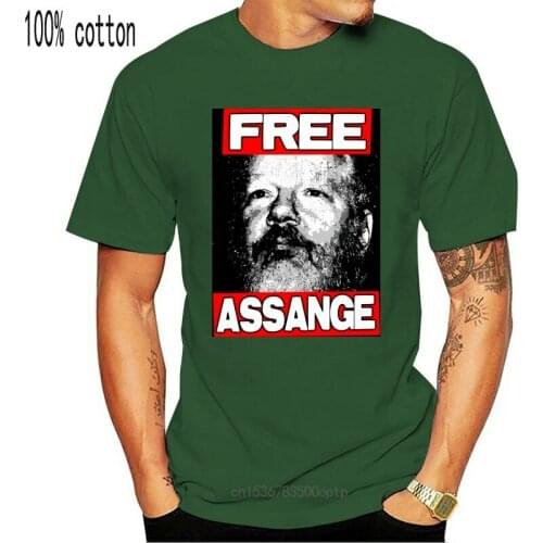 Free Assange T-shirt Julian Assange Wikileaks