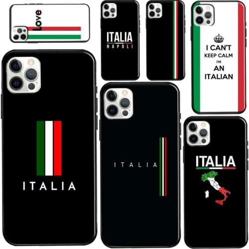 Italy Flag Vintage Italian For iPhone 12 Pro Max mini Case For iPhone XR XS X SE 2020 7 8 Plus 11 Pro Max Cover