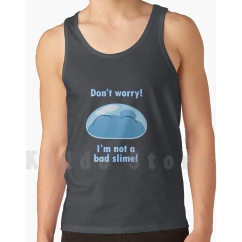 I'M Not A Bad Slime! tank tops vest 100% Cotton That Time I Was Reincarnated As A Slime Slime Fuse Satoru Rimuru