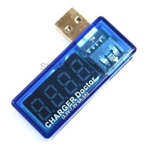 200PCS/lot Battery Tester USB Charger Mobile Power Mete Testers battery accessories