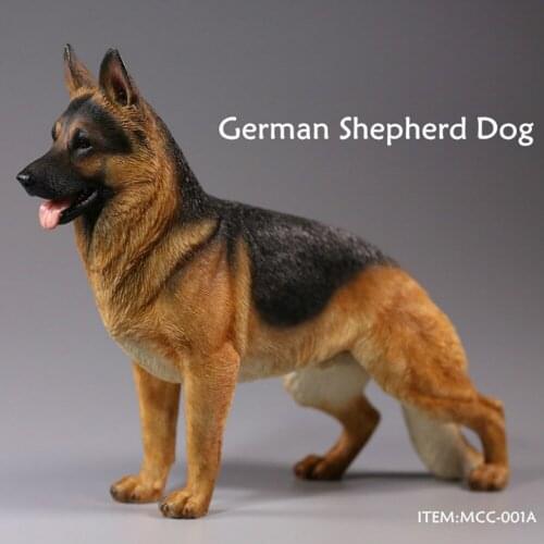 1 / 6 soldier scene accessories German shepherd dog model soldier and dog