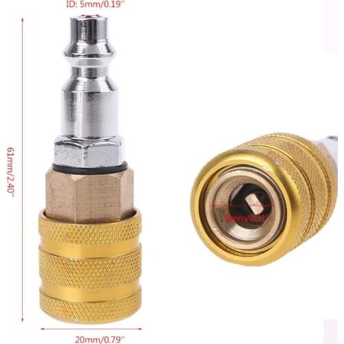 Air Compressor Accessories Stainless Steel Tire Chucks Compatible with Tire Inflators and Tire Pressure Gauges A30 21 Dropship