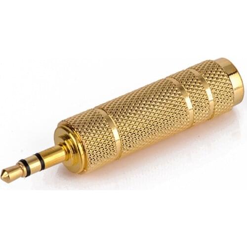 3.5 mm Jack to 6.5mm 6.35mm Audio Adapter Male to Feamle 6.5 6.35 Plug 3 Poles Stereo AUX Converter for Speaker Mobile Phone