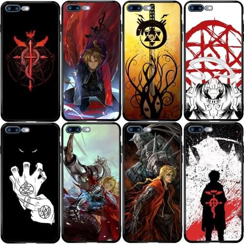 Phone Case for Xiaomi Redmi Note 10 9 9S 9A 8 8T 7 6 7A 6A 5A 5 A1 A2 A3 Pro Max Plus Lite Fullmetal Alchemist