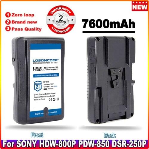 BP-95W,BP-150WS,BP-190WS Broadcast V Mount Battery For Sony BP-90W BP-150W BL-BP150 BP-150S HDW-800P,PDW-850 HDCAM XDCAM BMPCC