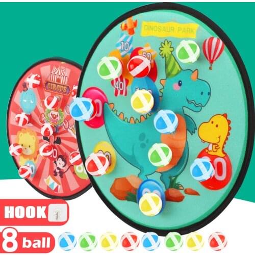 Kids Dart Board Sticky Ball Target Throw Sports Shooting Dartboard Outdoor Board Games Child Toys for Children Birthday Gifts
