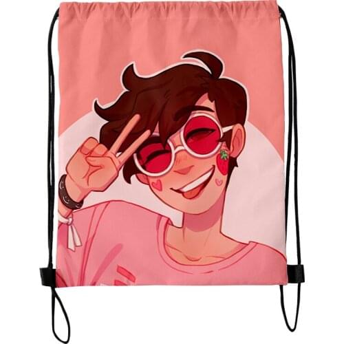 Georgenotfound 3D Merch Fashion Style Student Shoulder Storage Bag Drawstring Travel Beach Backpack Toys Shoes Clothes Organizer