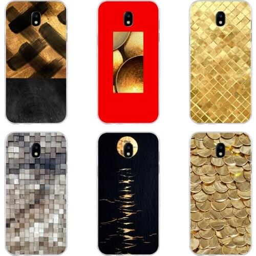 81H black and gold Soft Silicone Tpu Cover phone Case for Samsung j3 j5 j7 2016 2017 a3 2016 a5 2017 a6 2018