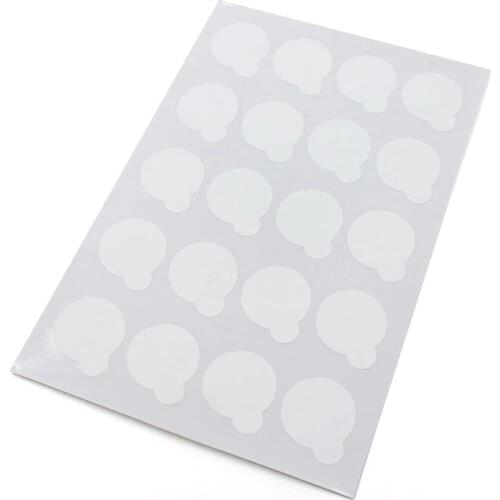 New Disposable Eyelash Glue Holder Foil Pallet Paper For Eyelash Extension Glue Pads Sticker Jade Stone Makeup Tool