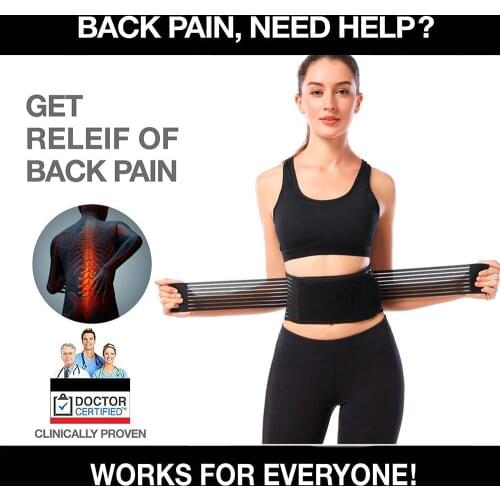 Waist Support Waist Lumbar Disc Therapy Belt Support Brace Self-heating Magnetic Tourmaline for office worker