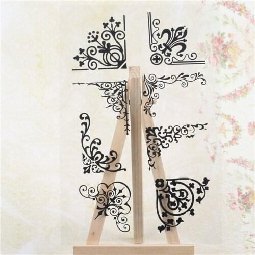 Lace Vine Edge Clear Stamps For Scrapbooking Diy Photo Album Card Background Decoration