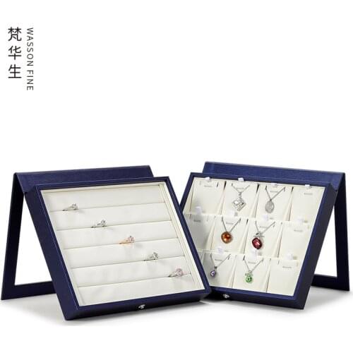 Dustproof cover jewelry display tray jewelry props ring pendant earrings necklace storage box box