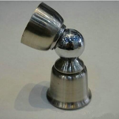 Two use Round Head luxury zinc alloy door stopper classical door stops strong magnetism stain silver modern simple door stops