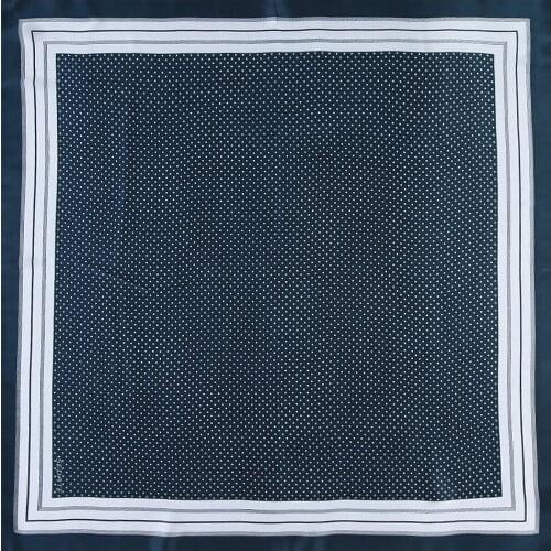 Small point element wave point big box Luxury Brand Women Twill Silk Scarf Pattern Headband Print New Fashion SmallSquareScarves