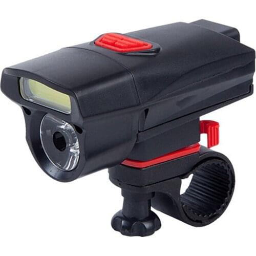 COB LED Bicycle Light Front Rear Tail Helmet Flashlight Lamp 6 Modes AAA safety night lights cycling lamp Bicycle Accessories