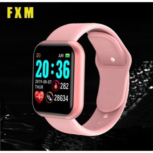 D20 Smart Watch Women Men Sport Digital Smart Band Heart Rate Monitor Blood Pressure Fitness Tracker Bracelet for Android IOS