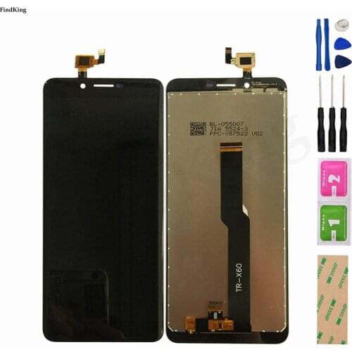 5.5 inch High Quality LCD Display For Doogee X60 X60L LCD Display Touch Screen Digitizer Panel Sensor Assembly Replacement