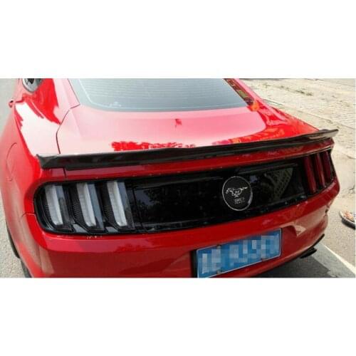 ABS/ Carbon Fiber Car Rear Wing Trunk Lip Spoilers Fits For Ford Mustang 2015 2016 2017 2018