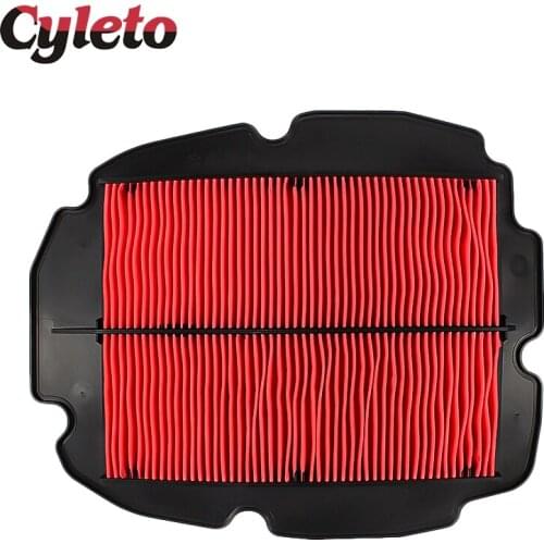 1/2 pcs Cyleto Motorcycle Engine Parts Air Filter Cleaner For Honda Interceptor VFR800 VFR800F VFR 800 1998-2016 2017 2018 2019