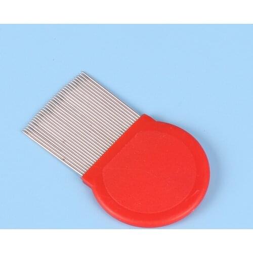 10 x Lice Comb Nit Free Remove Stainless Steel with Micro Grooved Teeth Hair Clear Fleas Terminator Rid Headlice Stainless Steel