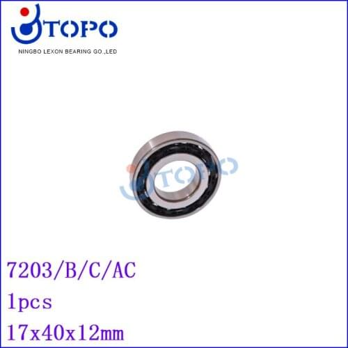 17*40*12 Angular contact ball bearing7203 B/C/AC