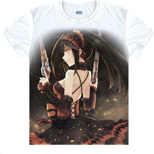 Date A Live T-Shirt mysterious girl Shirt fashionable t shirts Anime Cosplay t-shirt t-shirts boy lolita anime cosplay t-shirt a