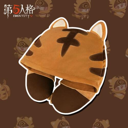 Yuri Identity V Survivor Eli Clark Seer Tiger Plush Doll Toy Sleep U-shape Pillow Travel Cushion Officia Cos Gift C