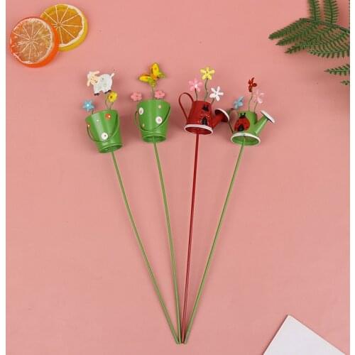 Lovely Garden Ornaments Desktop Decorations Bonsai Toppers for Flowerpot Garden Plant