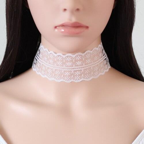 Monkey Point Lace Chokers