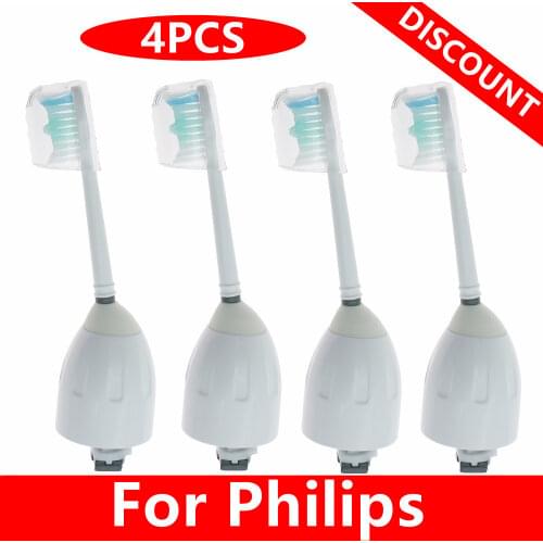 4pcs Brush Heads For Philips Sonicare Toothbrush E-Series Essence Elite Advance HX9500 HX9552 HX5910 HX5300 7900 HX9800 HX9842