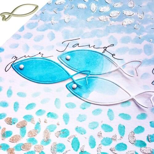 2021 New Design Metal Cutting Dies Fish Craft for Scrapbooking Handmade Knife Mould Blade Punch Stencils Dies Cut Model