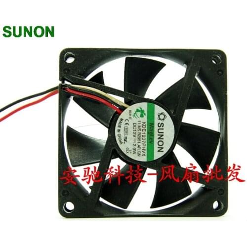For Sunon KDE1207PHVX 7CM 7015 12V 2.9W 3P axial cooling fan