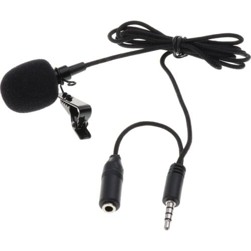 Lavalier microphone condenser plugging in microphone 3.5mm for & Android