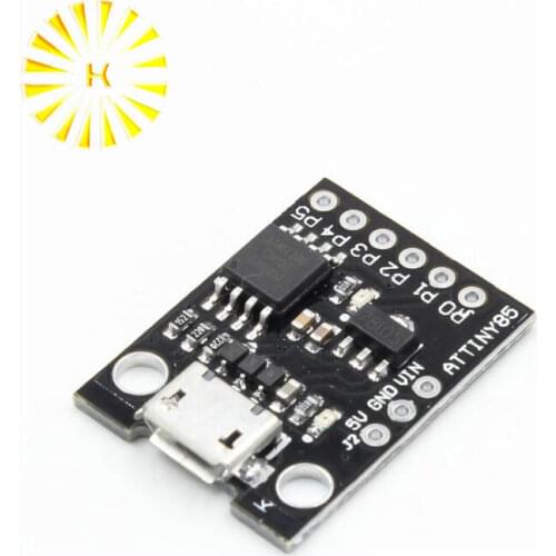 ATtiny ATtiny85 Digispark Kickstarter Micro USB Development Board Module For Arduino Low Power Microcontroller Connector