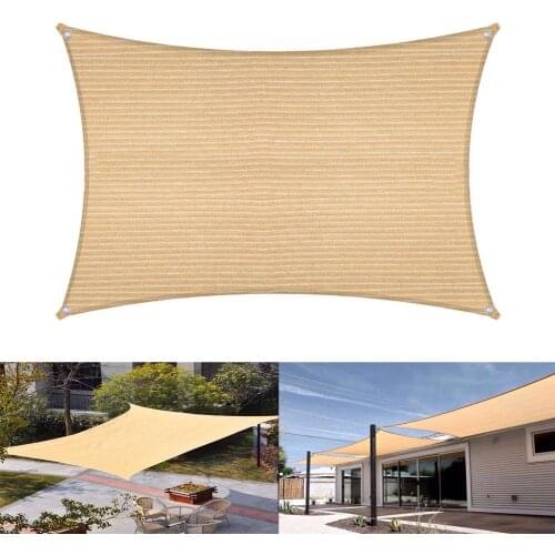 Sun Shade Sail Cloth UV Block Fabric Plant Shade Net Cover Patio Canopy Sunscreen Awning Breathable For Garden Outdoor Backyard
