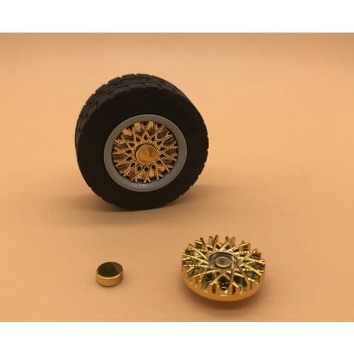 Technical building block car wheel 56145 special hub cover 24mm moc-37195 DIY assembled sports car model