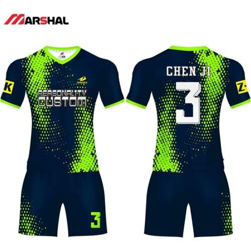 2019 Adult Kids Team Custom Soccer Jerseys Sublimated Sportswear Training Youth Team Uniform Football Shirt Maker Soccer Jersey