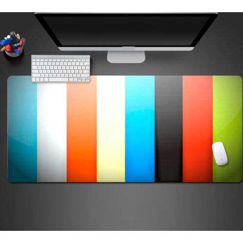 Unique Colorful Creative Mousepad Advanced Computer Player Competition Large Team Rubber Edge Pad Family Anti-Skid Table Mat