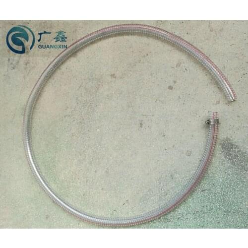 Inlet tube -the big one size Diameter:32mm length 1.8m outlet tube-the small one size :20.5mm length :0.5m