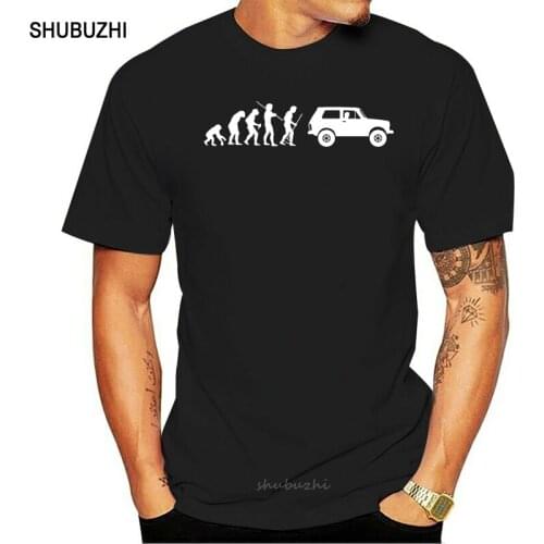 High Quality MenCotton Clothing T Shirts Lada Niva Evolution Waz Russian Car Off Road 4X4Che Guevaratshirt Design