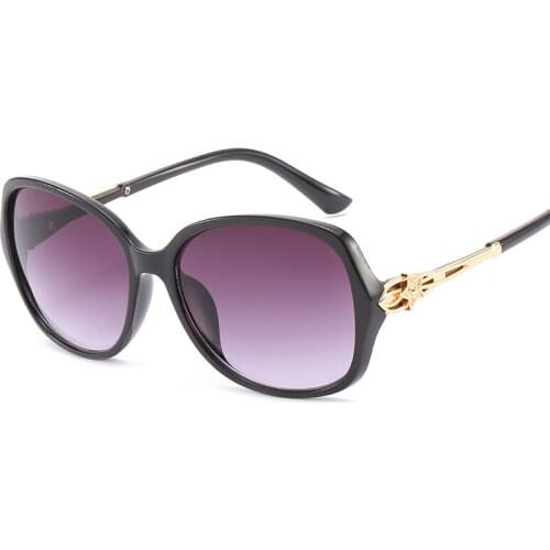 HJYBBSN 2019 High Quality Fashion Women Colour Luxury Top Oval Sunglasses Elegant Oversized Sun Glasses UV400 Multicolor