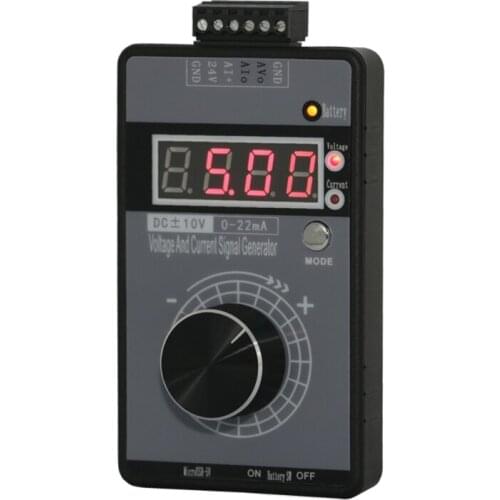 High Precision Handheld Portable 0-10V 0-22mA Signal Generator Adjustable Current Voltage Analog Simulator With LED Display