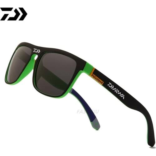 2021 Daiwa Brand Mens Polarized Fishing Glasses Outdoor Sports Sunglasses Camping Hiking Driving Fishing Eyewear UV400