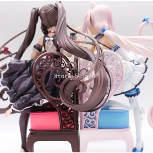 24cm NEKOPARA Chocola & Vanilla Anime Figure Chocola/Vanilla Action Figure Toy PARADE Nekopara Chocola Figure Collectible Toys